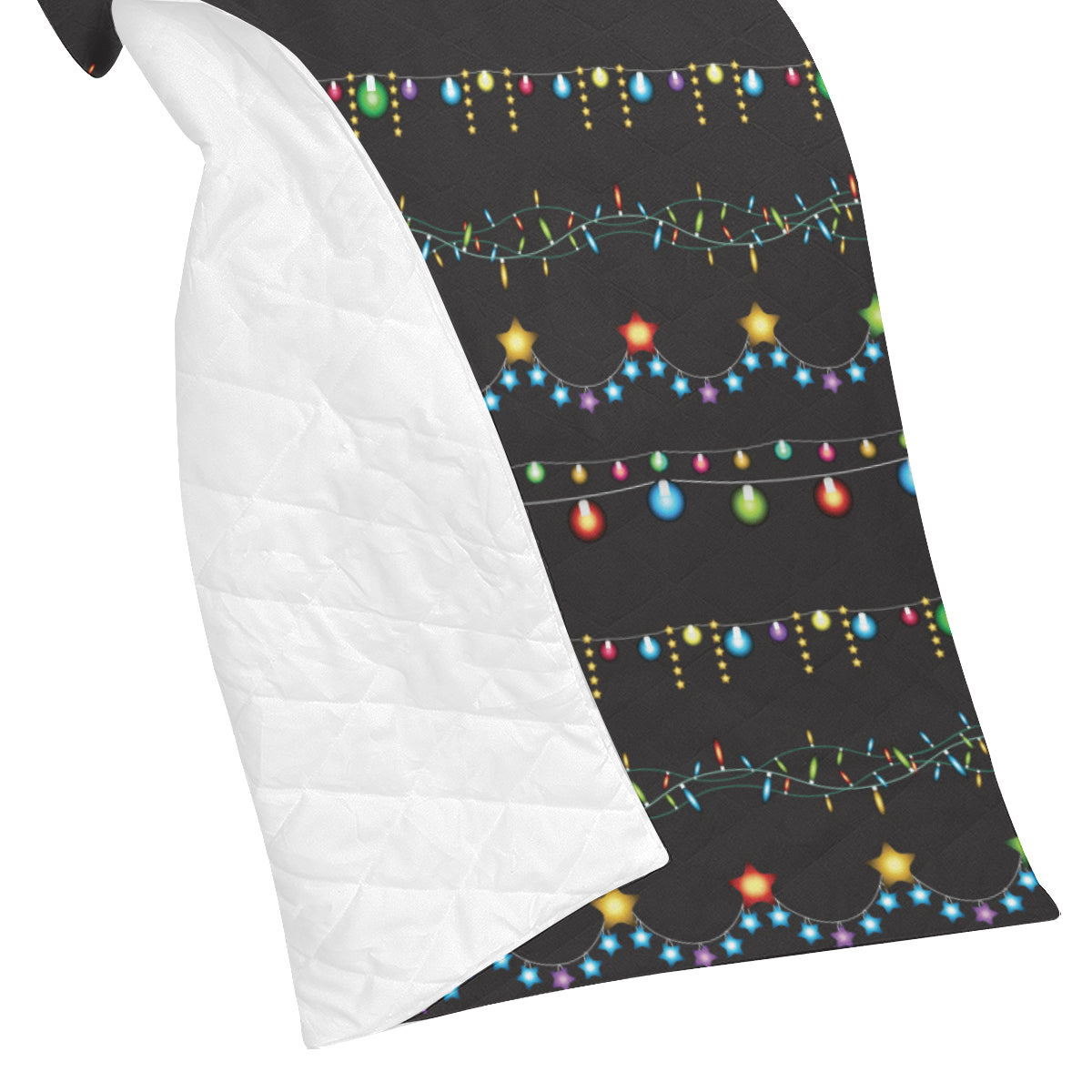 Christmas Light Pattern Print Design 01 Premium Quilt