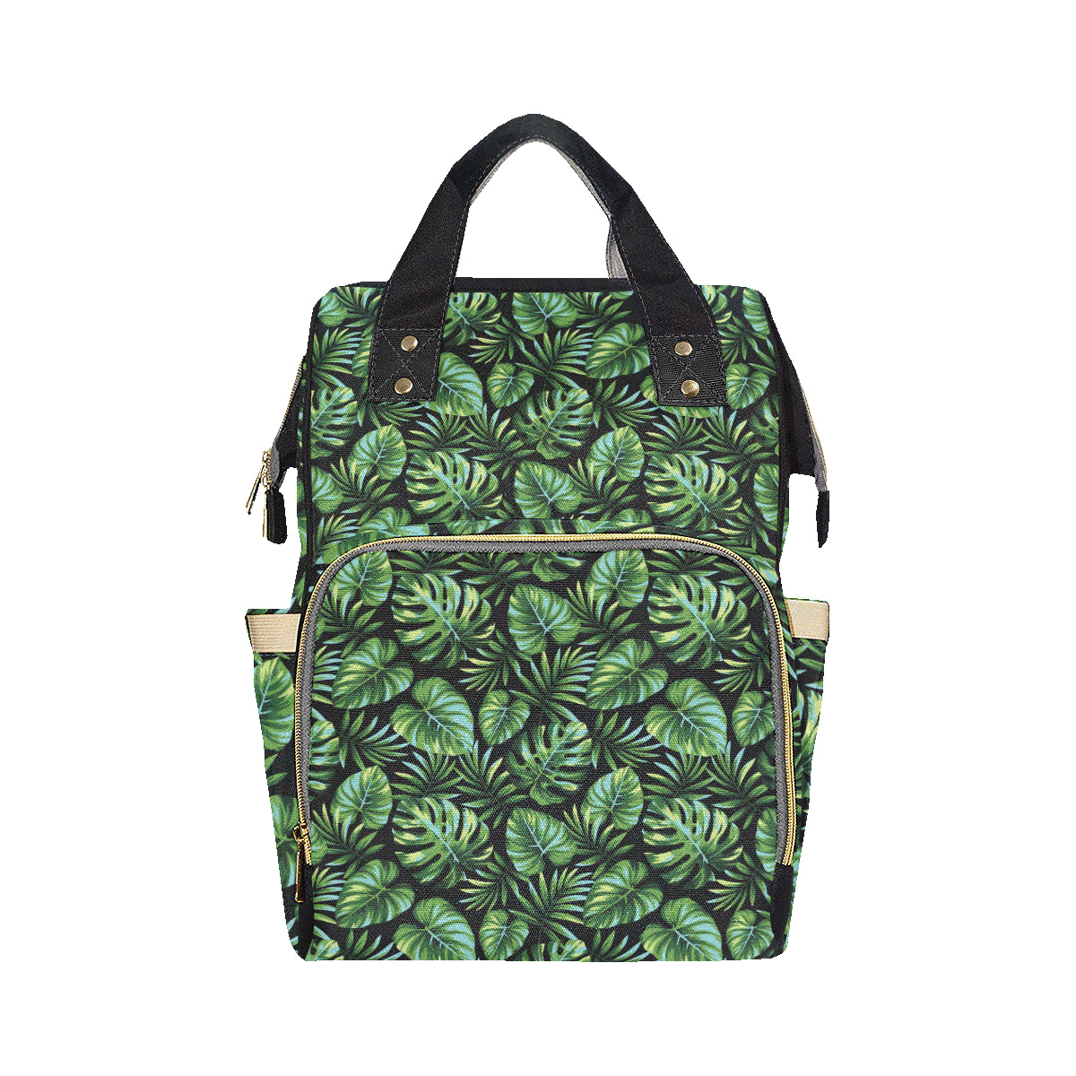 Palm Leaves Pattern Print Design PL013 Diaper Bag Backpack