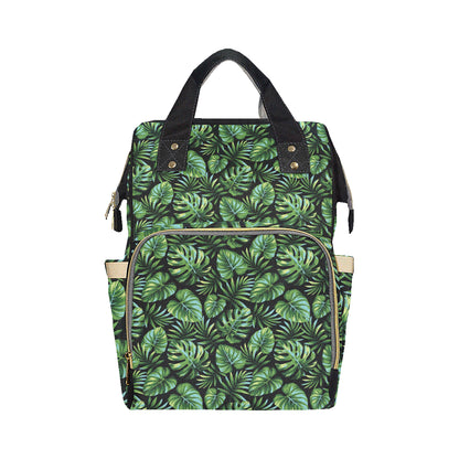 Palm Leaves Pattern Print Design PL013 Diaper Bag Backpack