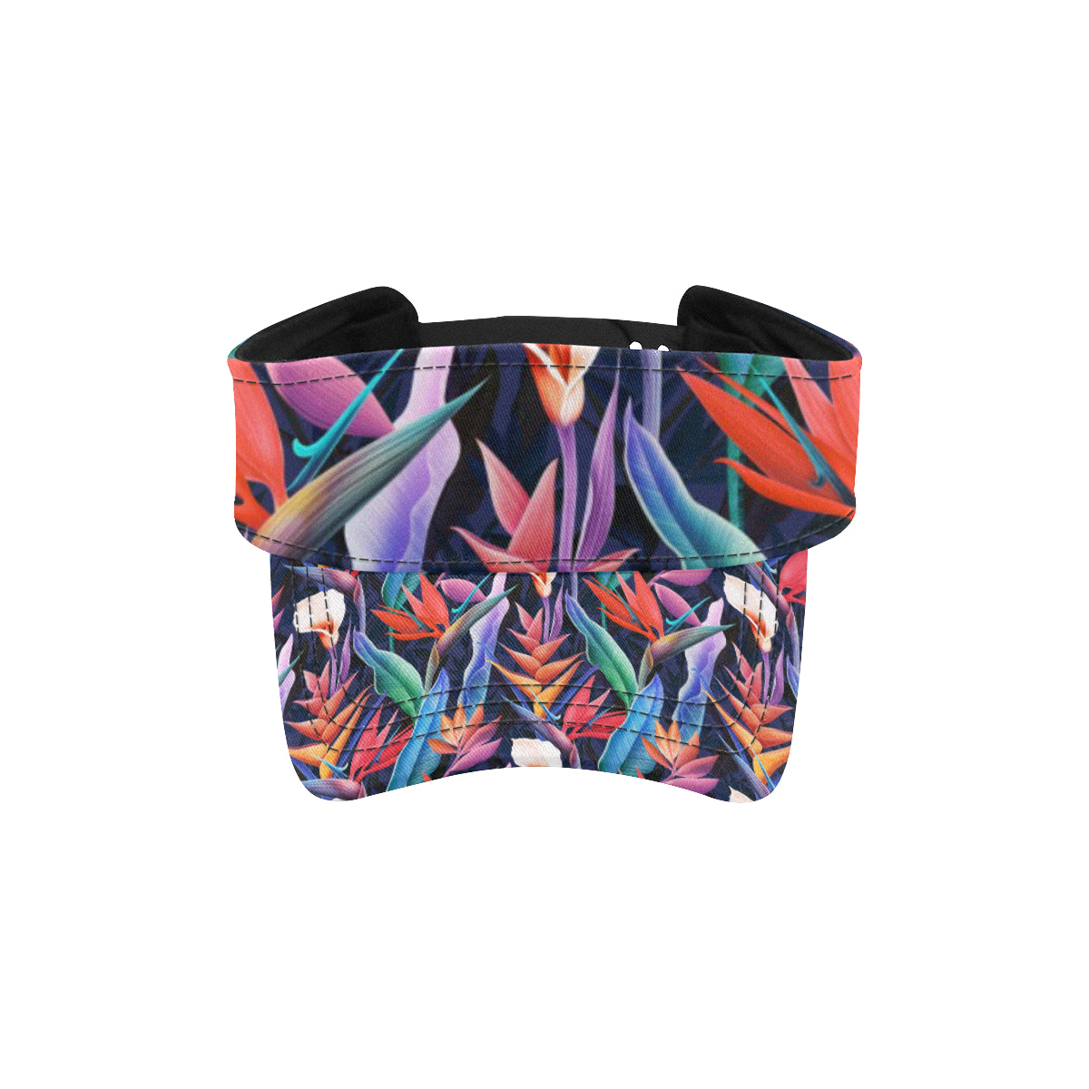Tropical Flower Pattern Print Design TF023 Unisex Sun Visor