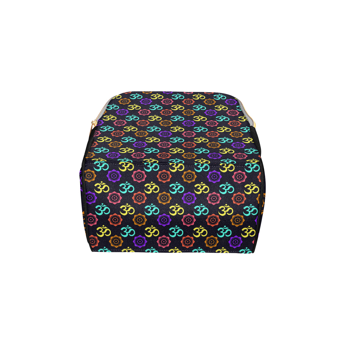 Chakra OM Print Pattern Diaper Bag Backpack