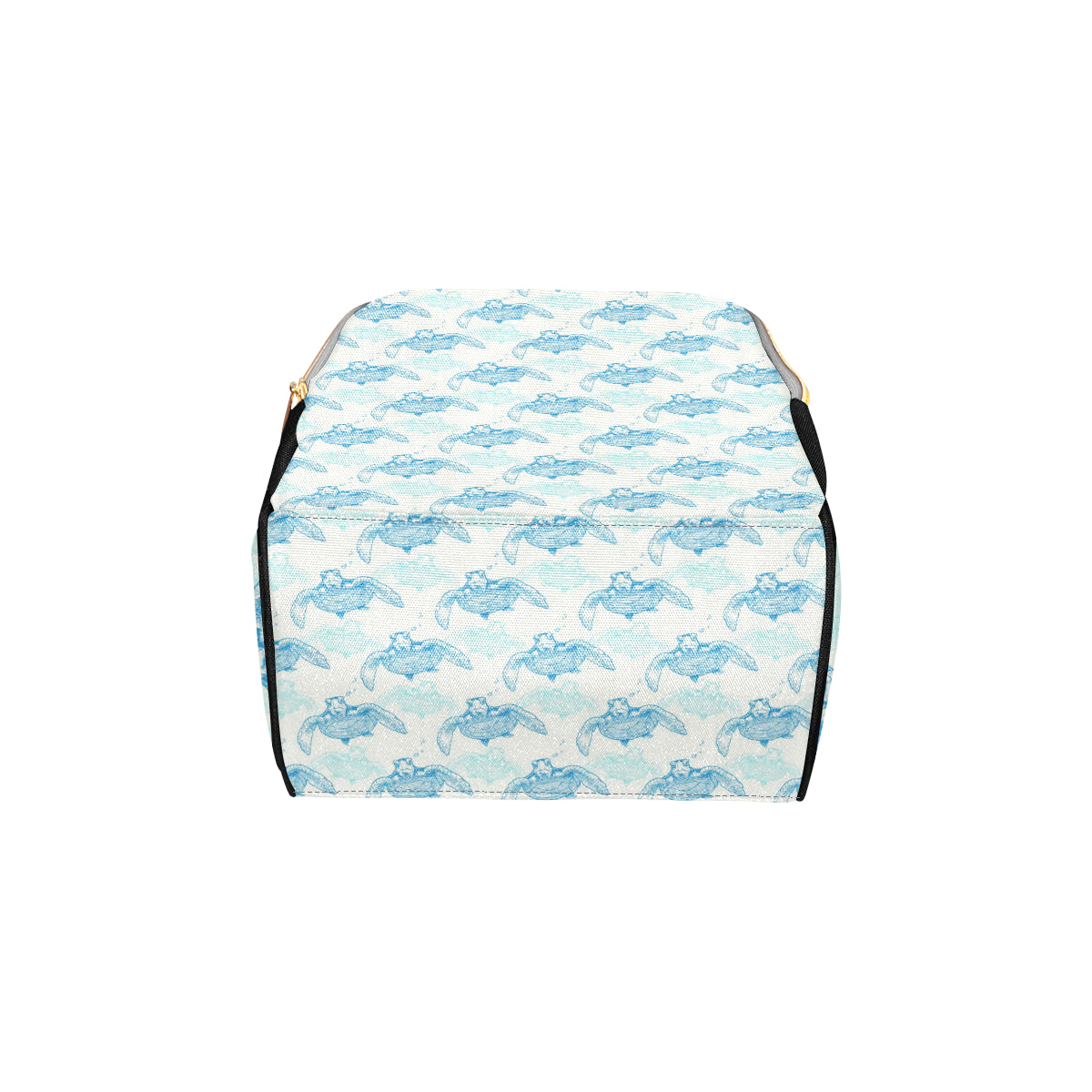 Sea Turtle Pattern Print Design T01 Diaper Bag Backpack