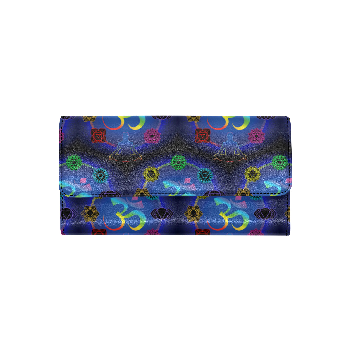 Chakra Zen Yoga OM Women's Trifold Wallet