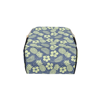 Pineapple Pattern Print Design PP07 Diaper Bag Backpack