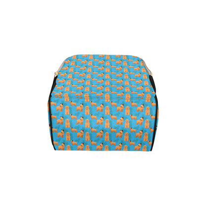 Briards Pattern Print Design 01 Diaper Bag Backpack
