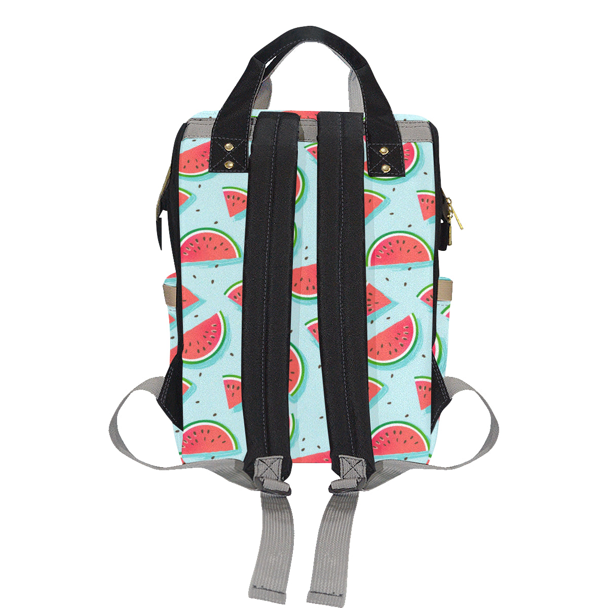 Watermelon Pattern Print Design WM03 Diaper Bag Backpack