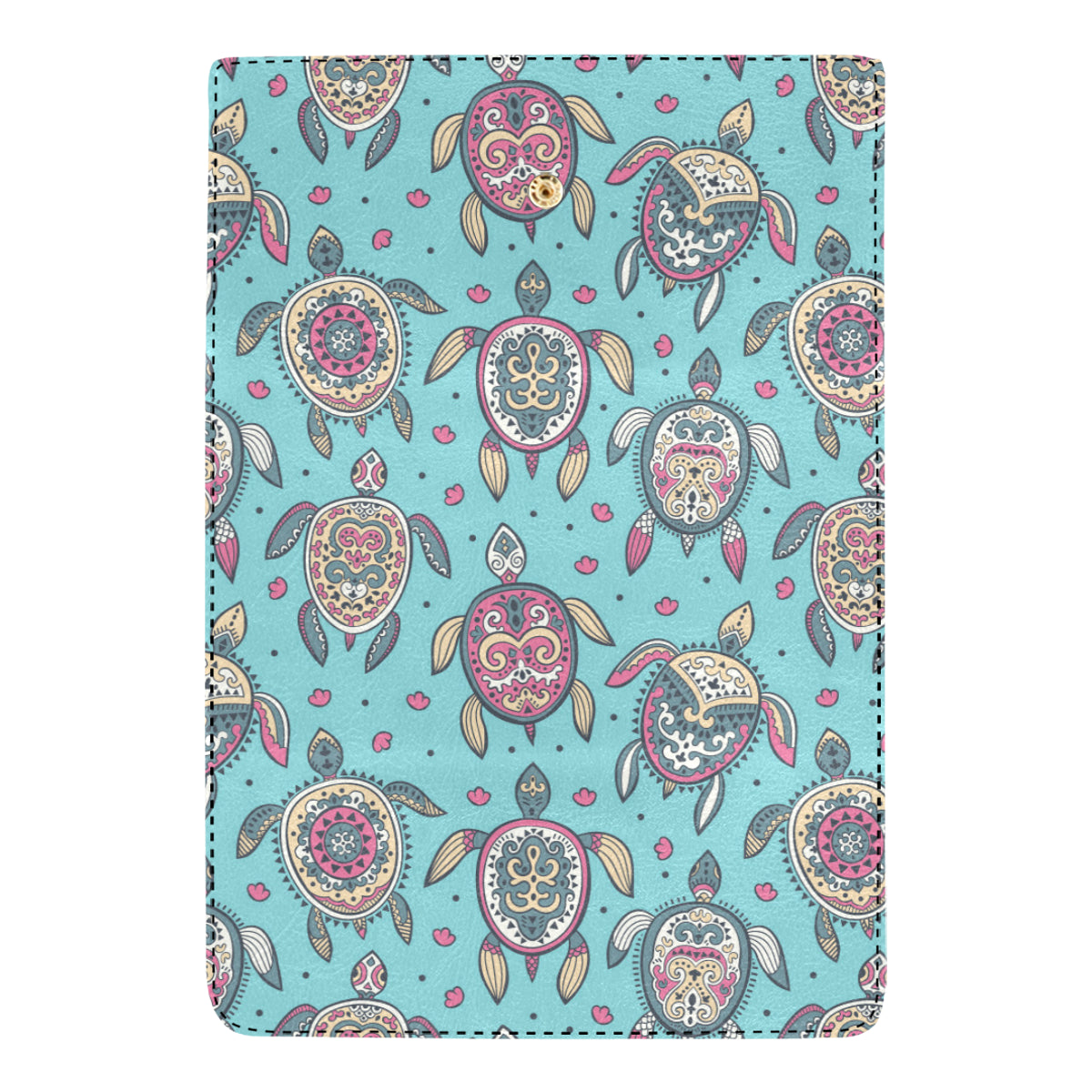 Sea Turtle Art Pattern Women's Trifold Wallet