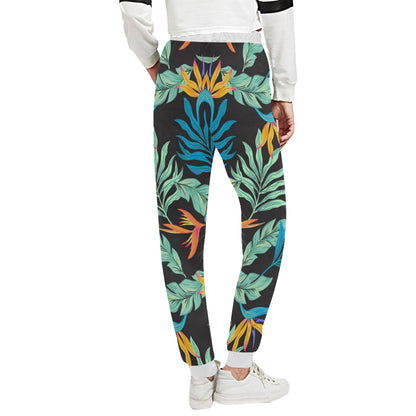 Tropical Palm Leaves Hawaiian Flower Unisex Sweatpants