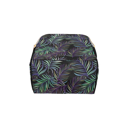 Tropical Palm Leaves Pattern Brightness Diaper Bag Backpack