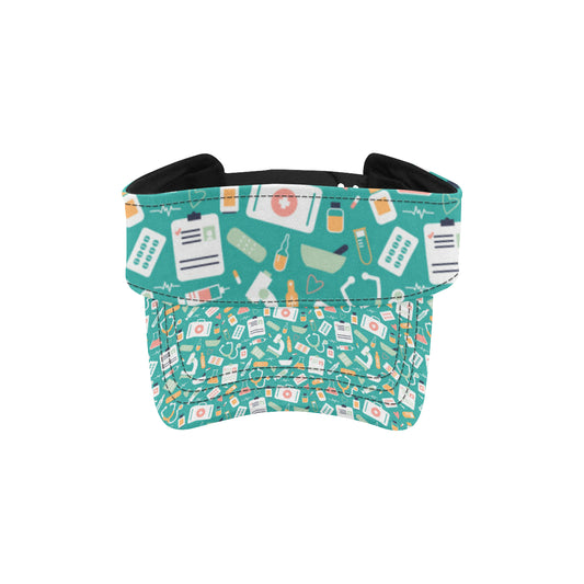 Medical Pattern Print Design 03 Unisex Sun Visor