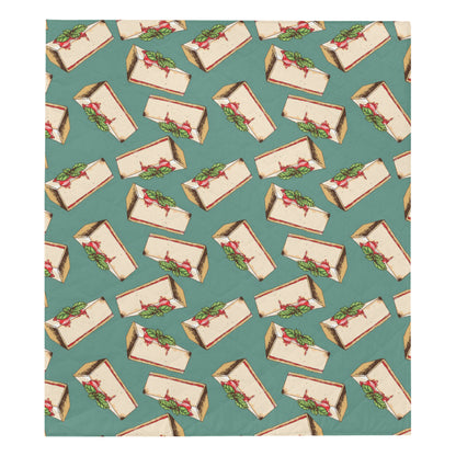 Cheesecake Pattern Print Design CK02 Premium Quilt