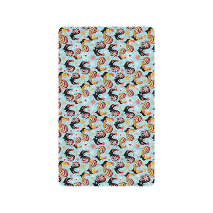 Rooster Themed Design Rubber Doormat