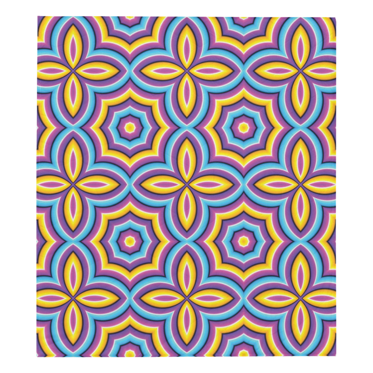 Optical illusion Pattern Print Design A03 Premium Quilt