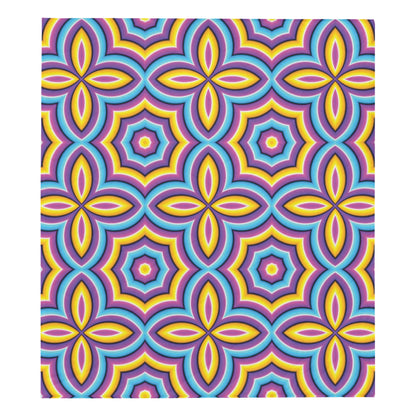 Optical illusion Pattern Print Design A03 Premium Quilt