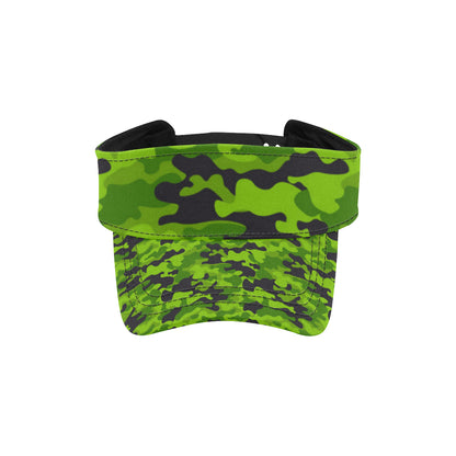 Green Kelly Camo Print Unisex Sun Visor