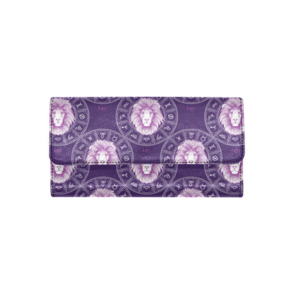 Leo Pattern Print Design 04 Women's Trifold Wallet