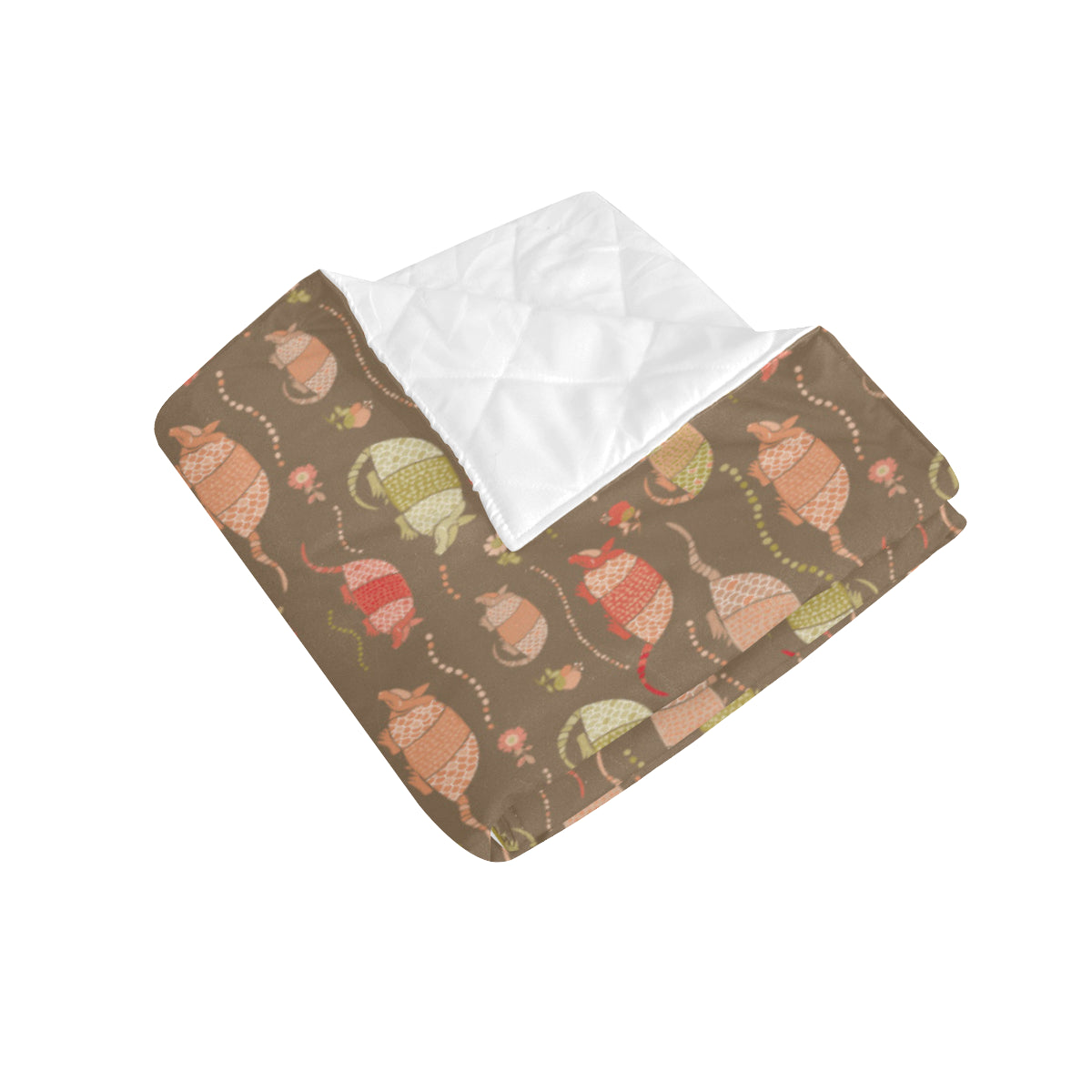 Armadillo Pattern Print Design 04 Premium Quilt