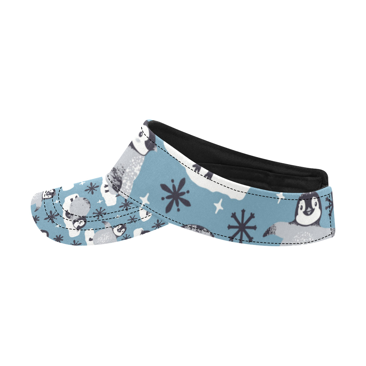 Penguin Pattern Print Design A05 Unisex Sun Visor