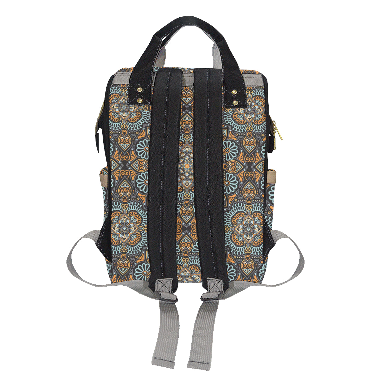 Mandala Pattern Print Design 05 Diaper Bag Backpack