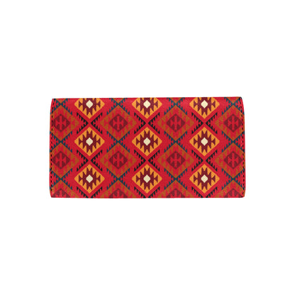 Aztec Pattern Print Design 06 Women's Trifold Wallet