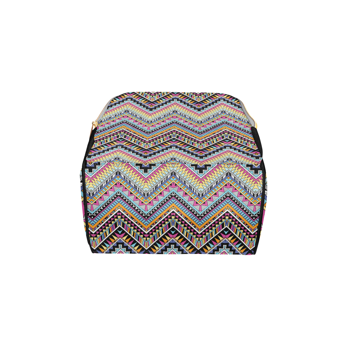 Multicolor zigzag Tribal Aztec Diaper Bag Backpack