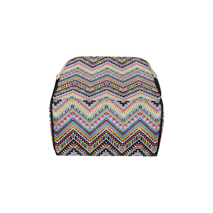 Multicolor zigzag Tribal Aztec Diaper Bag Backpack