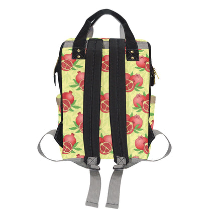 Pomegranate Pattern Print Design PG07 Diaper Bag Backpack