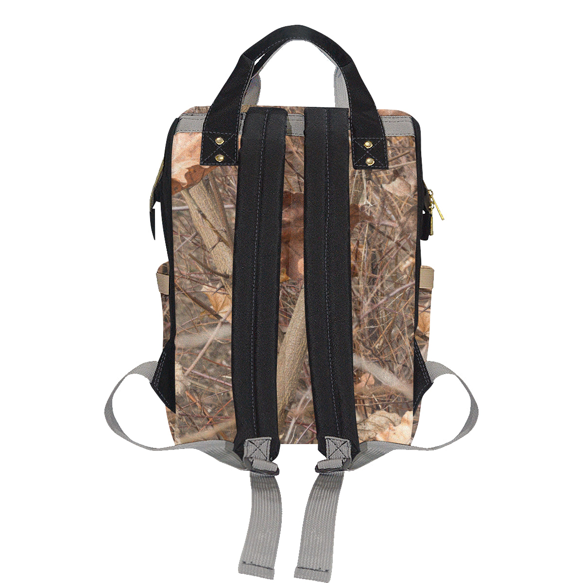 Camo Realistic Tree Forest Autumn Print Diaper Bag Backpack