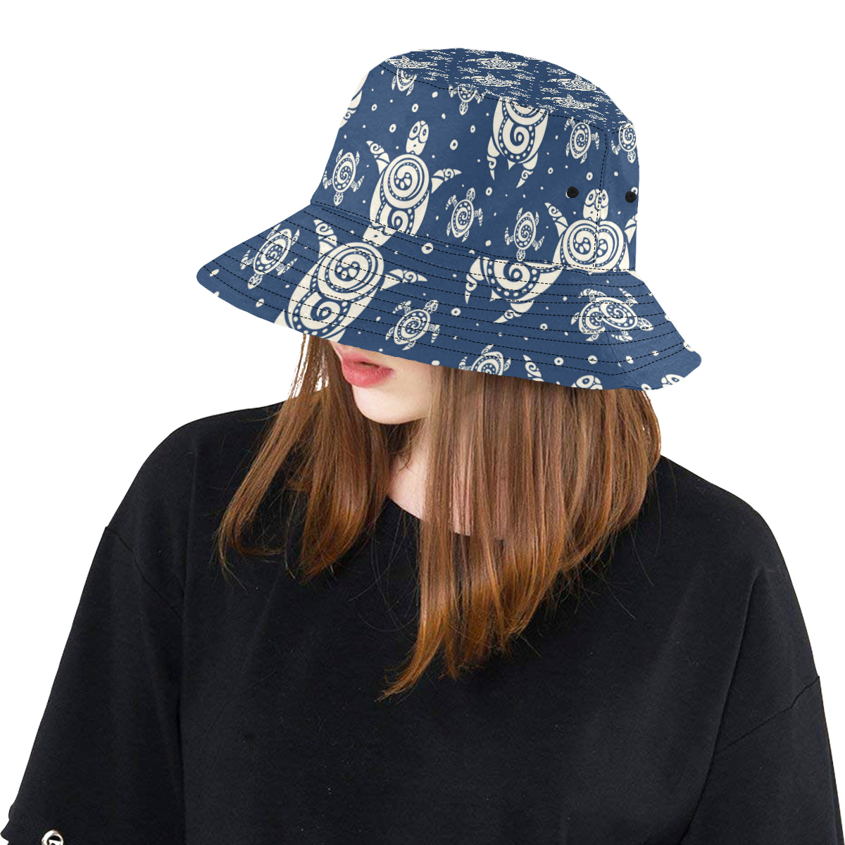 Sea Turtle Tribal Unisex Bucket Hat