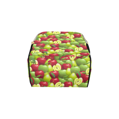 Apple Pattern Print Design AP03 Diaper Bag Backpack