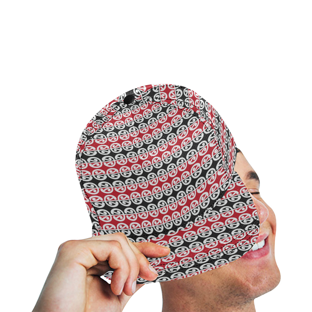Maori Classic Themed Design Print Snapback Cap
