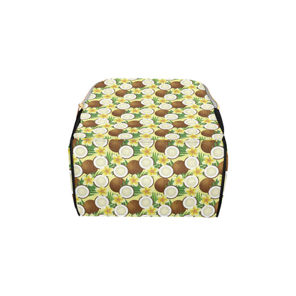 Coconut Pattern Print Design CN02 Diaper Bag Backpack
