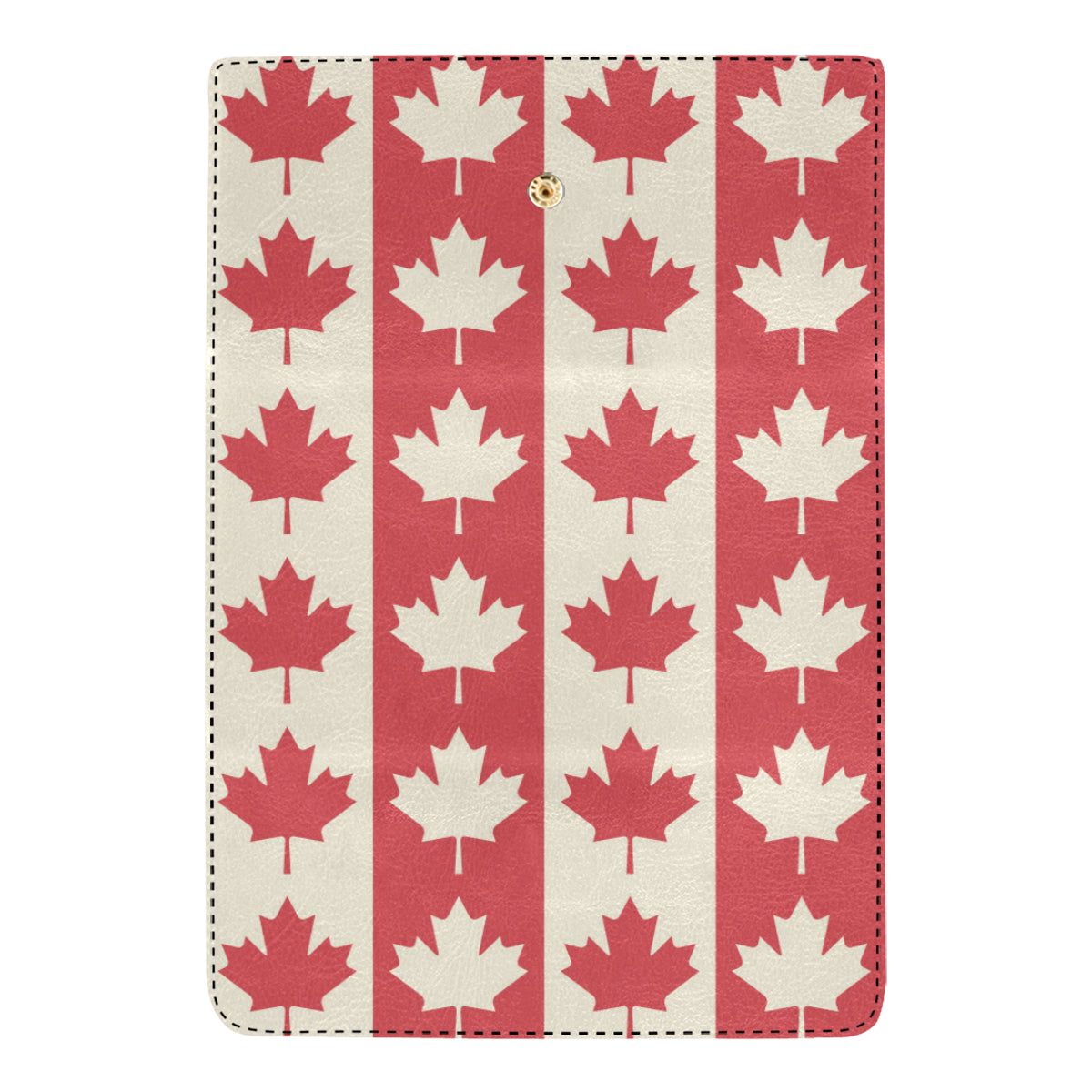 Maple Leaf Pattern Print Design 02 Women's Trifold Wallet