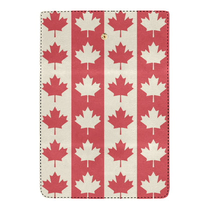Maple Leaf Pattern Print Design 02 Women's Trifold Wallet