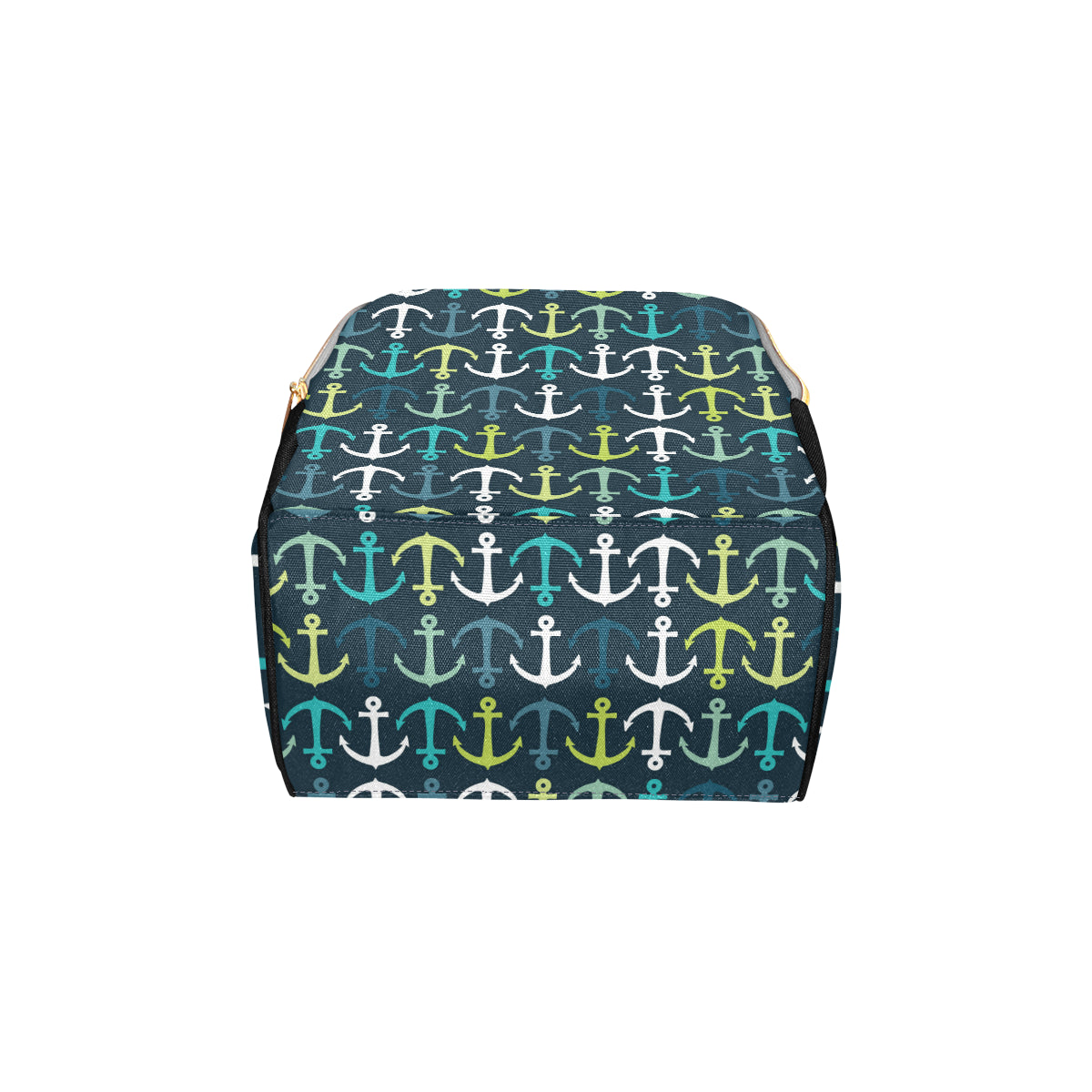 Anchor Pattern Print Design 03 Diaper Bag Backpack