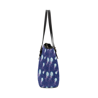 Jellyfish Cute Design Leather Tote Bag