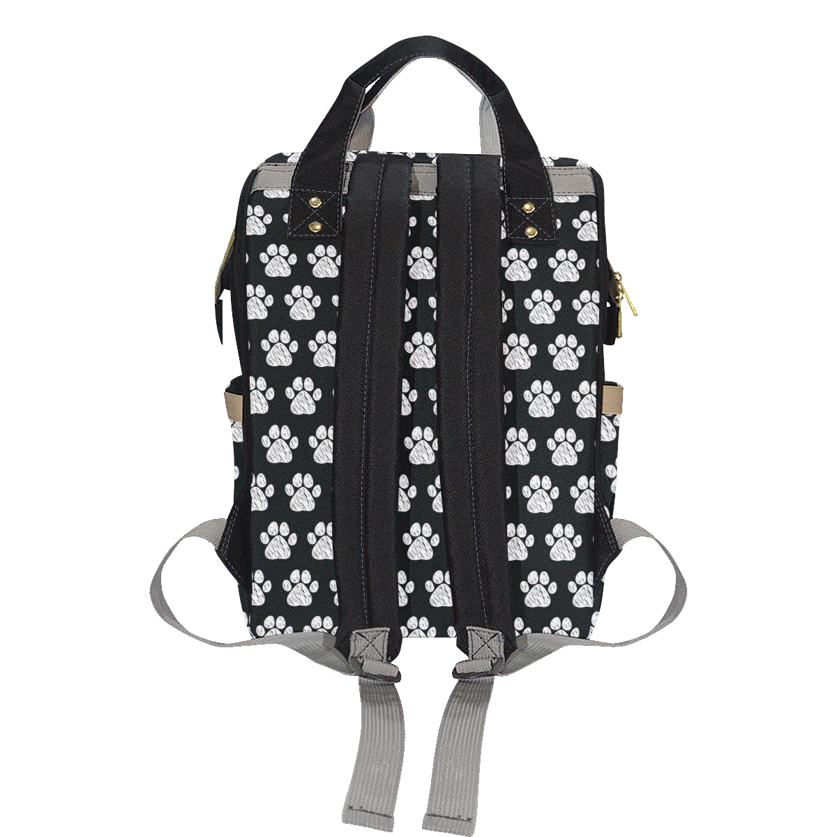 Paw Pattern Print Design A02 Diaper Bag Backpack