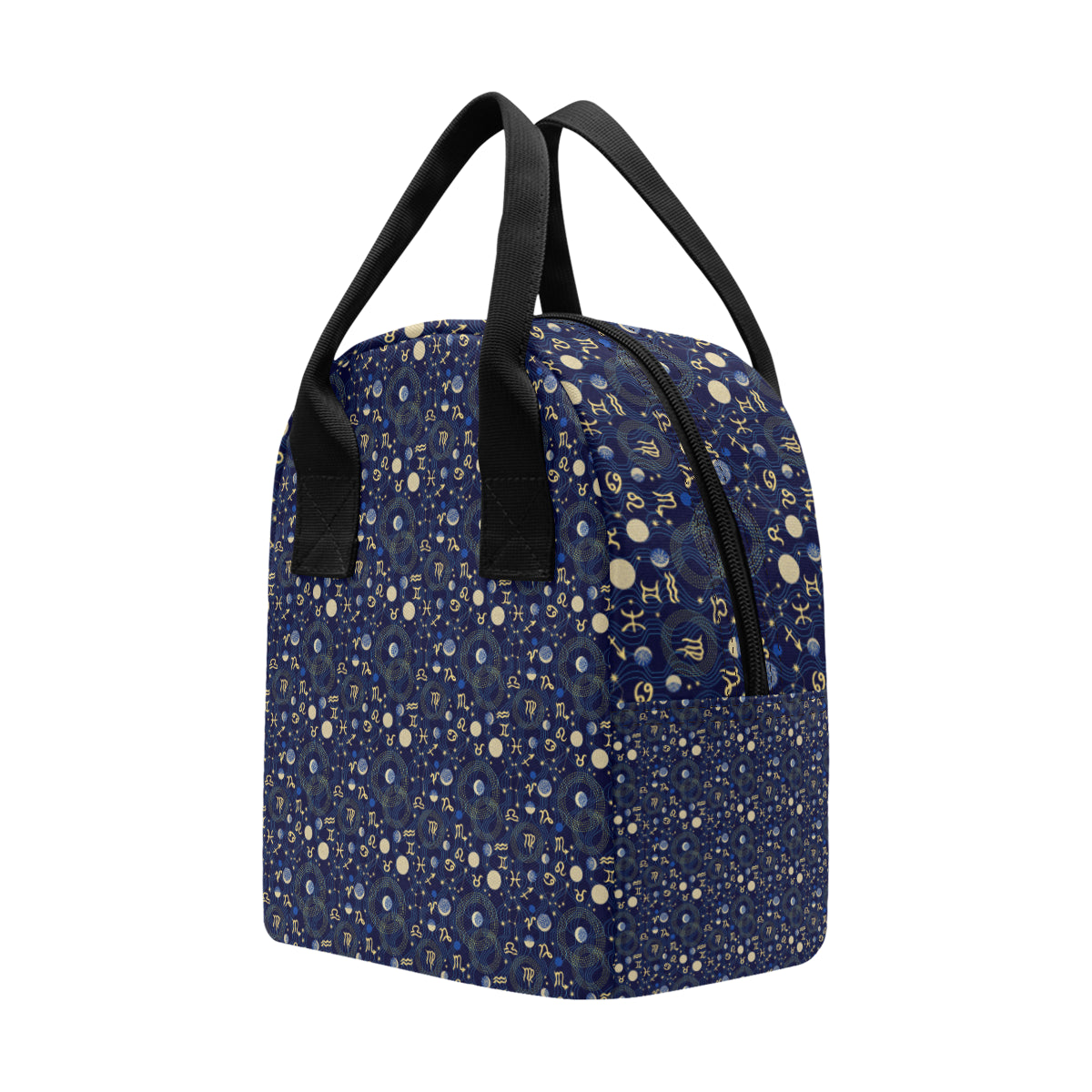 ZodiacThemed Design Print Insulated Lunch Bag