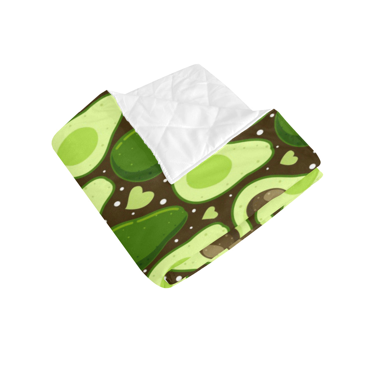 Avocado Pattern Print Design AC04 Premium Quilt