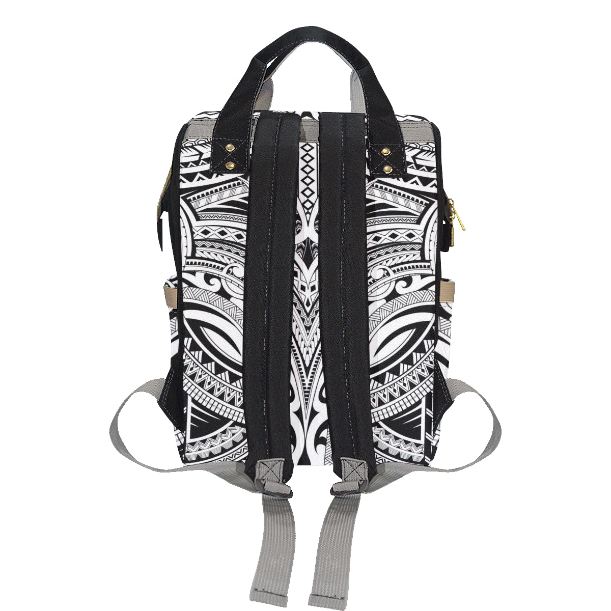 Maori Pattern Print Design 06 Diaper Bag Backpack