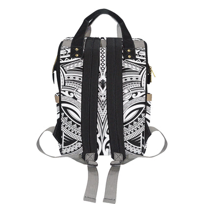 Maori Pattern Print Design 06 Diaper Bag Backpack