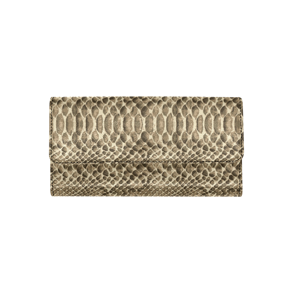 Python Pattern Print Design A02 Women's Trifold Wallet