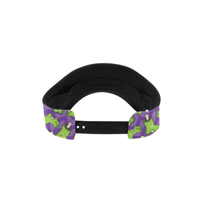 Zombie Foot Design Pattern Print Unisex Sun Visor
