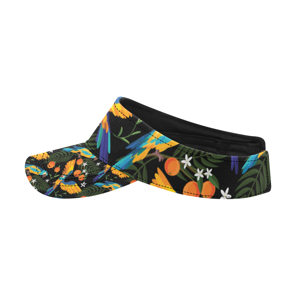 Macaw Pattern Print Design 03 Unisex Sun Visor