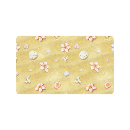 Beach Theme Print Rubber Doormat