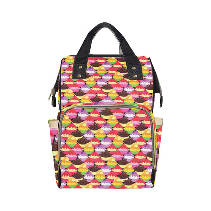 Cupcake Pattern Print Design CP02 Diaper Bag Backpack