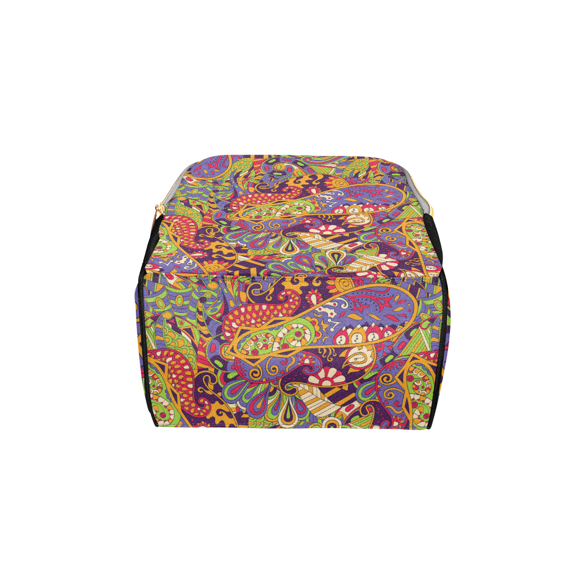 Funky Retro Pattern Print Design A04 Diaper Bag Backpack