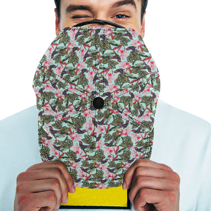 Hummingbird Cute Themed Print Snapback Cap