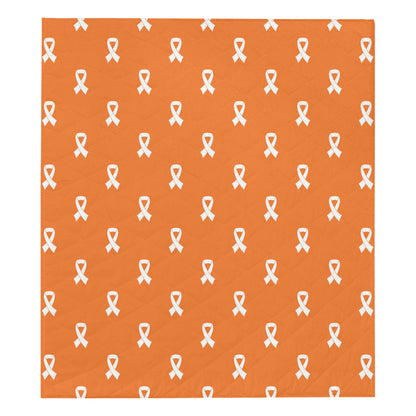 Appendix cancer Pattern Print Design 01 Premium Quilt