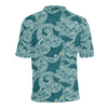 Manta Ray Tribal Pattern Print Design 03 Men Polo Shirt